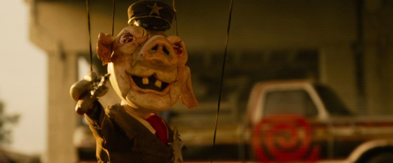 The pig puppet from Spiral (2021).