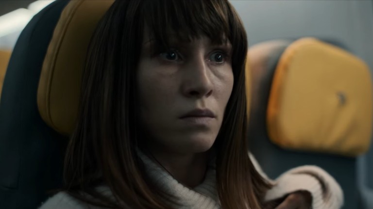 Peri Baunmeister stars as Nadja in Blood Red Sky (2021).