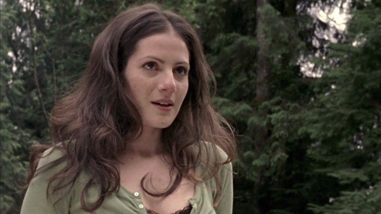 Aleksa Palladino as Mara Stone in Wrong Turn 2: Dead End (2007).