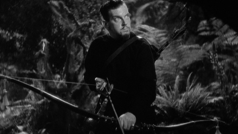 Leslie Banks as Count Zaroff in The Most Dangerous Game.
