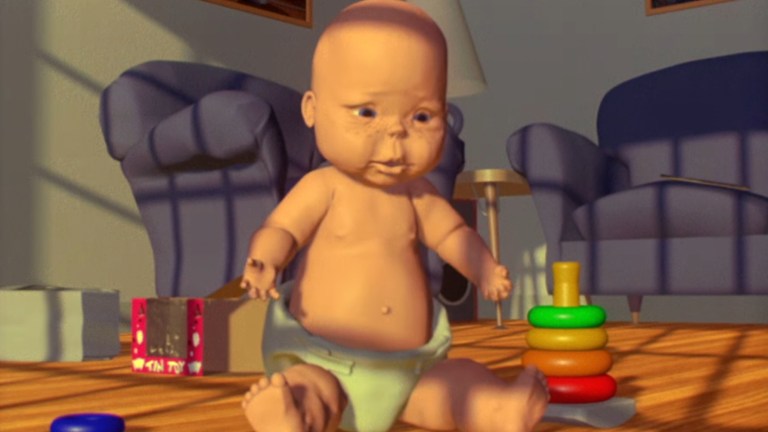 Billy the baby as seen in Tin Toy (1988).