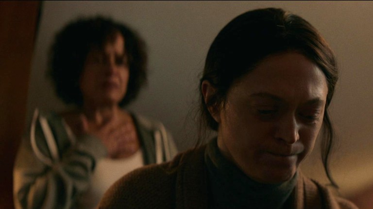 Judy Reyes and Marin Ireland in Birth/Rebirth.