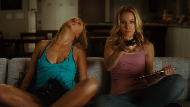 Anna Paquin and Kristen Bell as seen in Stab 7 as shown in Scream 4 (2011).