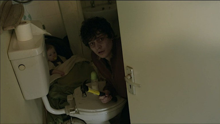 Aneurin Barnard in Citadel (2012).