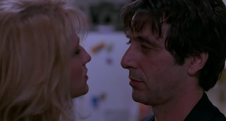 Ellen Barkin and Al Pacino in Sea of Love (1989).