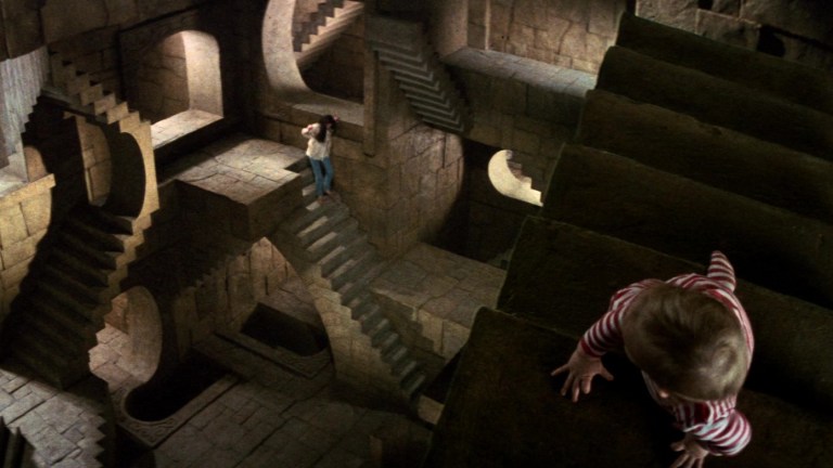 The Illusionary Maze in Labyrinth (1986).