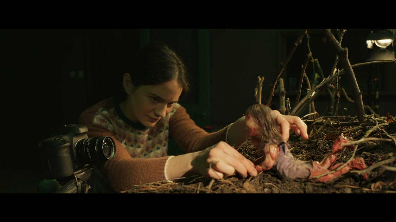 Ella works on her film in Stopmotion (2023).