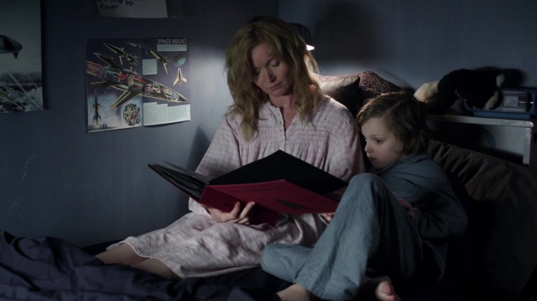 Essie Davis and Noah Wiseman in The Babadook (2014).