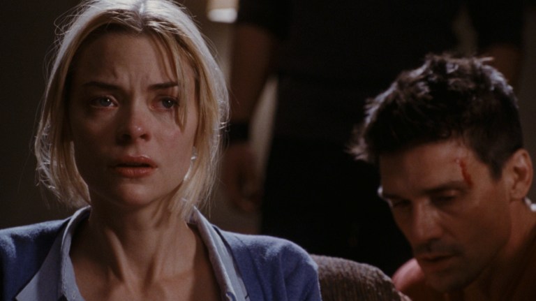 Jaime King and Frank Grillo in Mother's Day (2010).