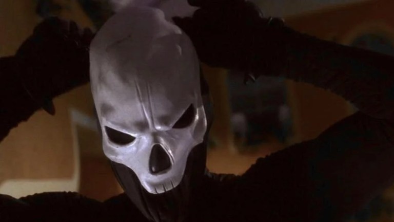The skull-masked killer in The Pool (2001).
