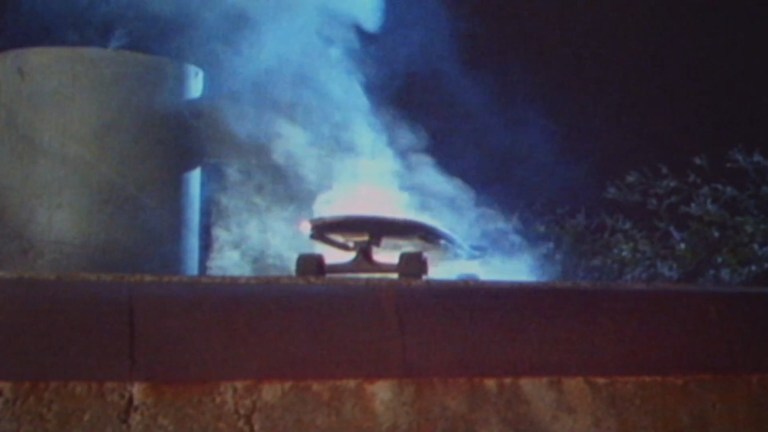 A skateboard from Shredder Orpheus (1990).