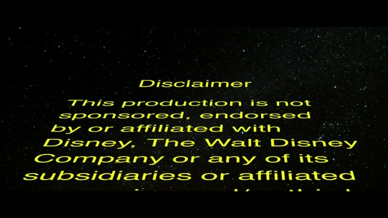 A disclaimer as seen in The Mouse Trap (2024).