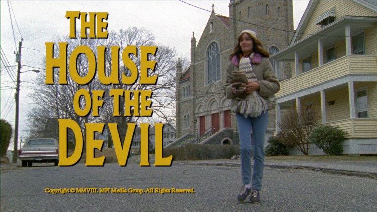 The House of the Devil Title screen.