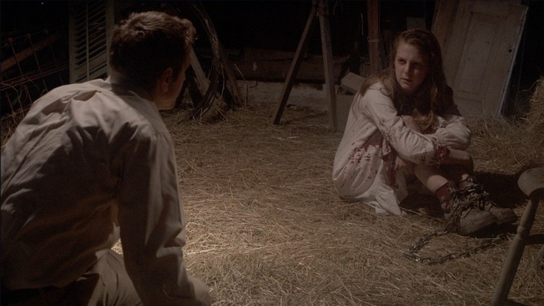 Cotton Marcus and Nell Sweetzer in The Last Exorcism (2010).