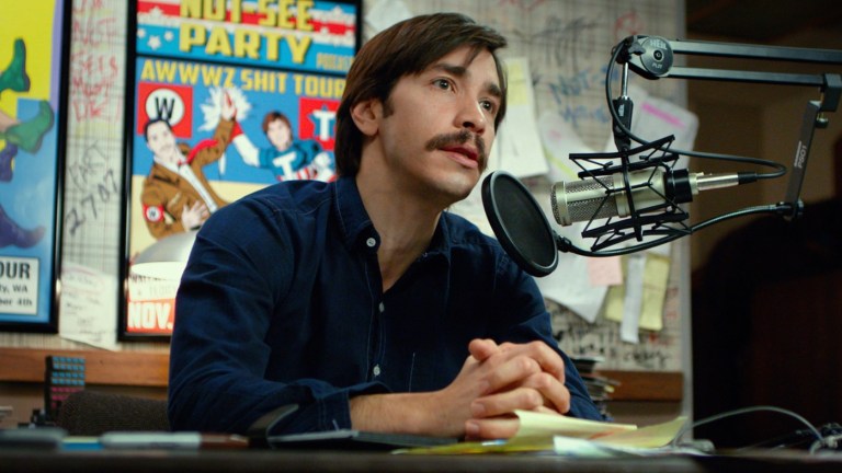 Justin Long as Wallace in Tusk (2014).
