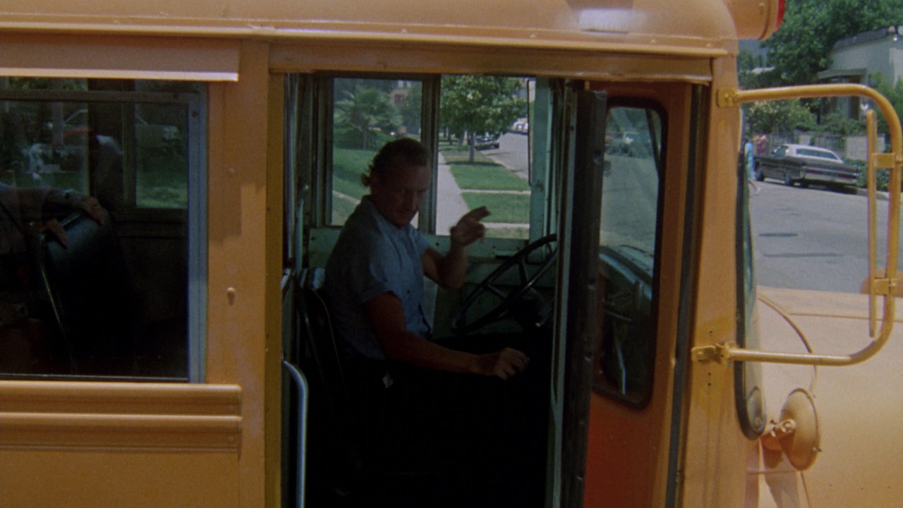 Robert Englund as a bus driver in A Nightmare on Elm Street 2: Freddy's Revenge (1985).
