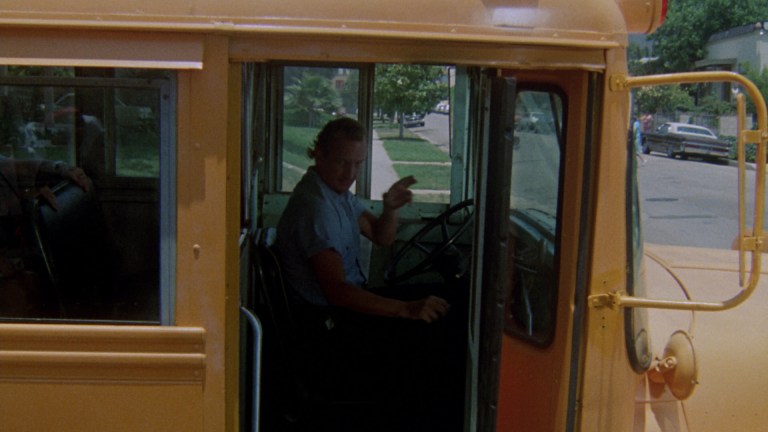 Robert Englund as a bus driver in A Nightmare on Elm Street 2: Freddy's Revenge (1985).
