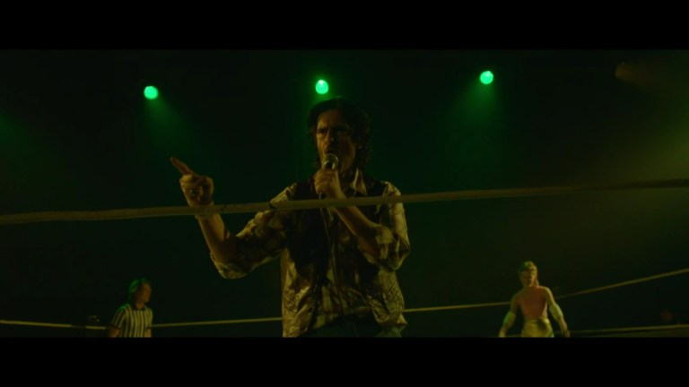 Jonathan Cherry as Rusty in Dark Match (2024).