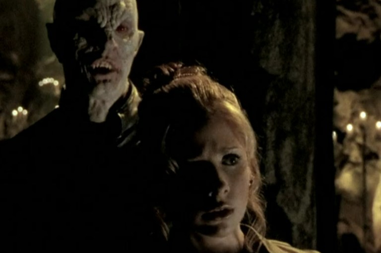 Buffy and The Master in season 1 of Buffy the Vampire Slayer.