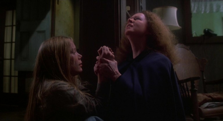 Sissy Spacek and Piper Laurie in Carrie (1976).
