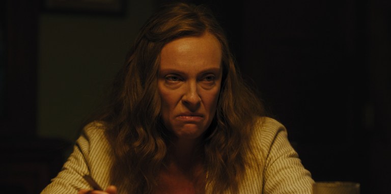 Toni Collette in Hereditary (2018).