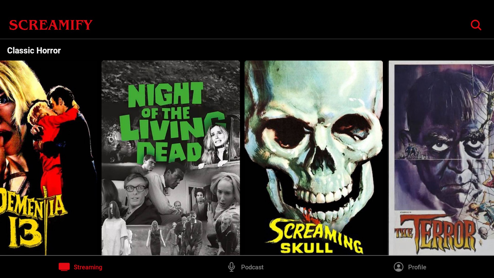 Screamify: First Impressions of the New Indie Horror Streaming App ...