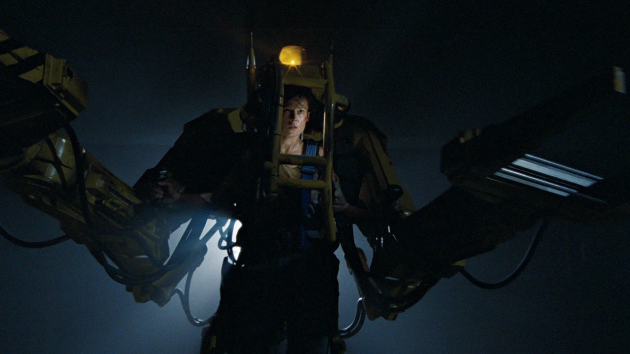 Sigourney Weaver in Aliens (1986).