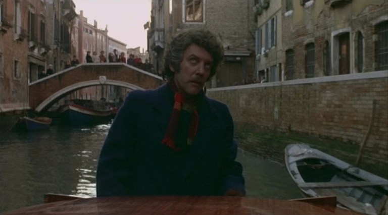 Donald Sutherland in Don't Look Now.