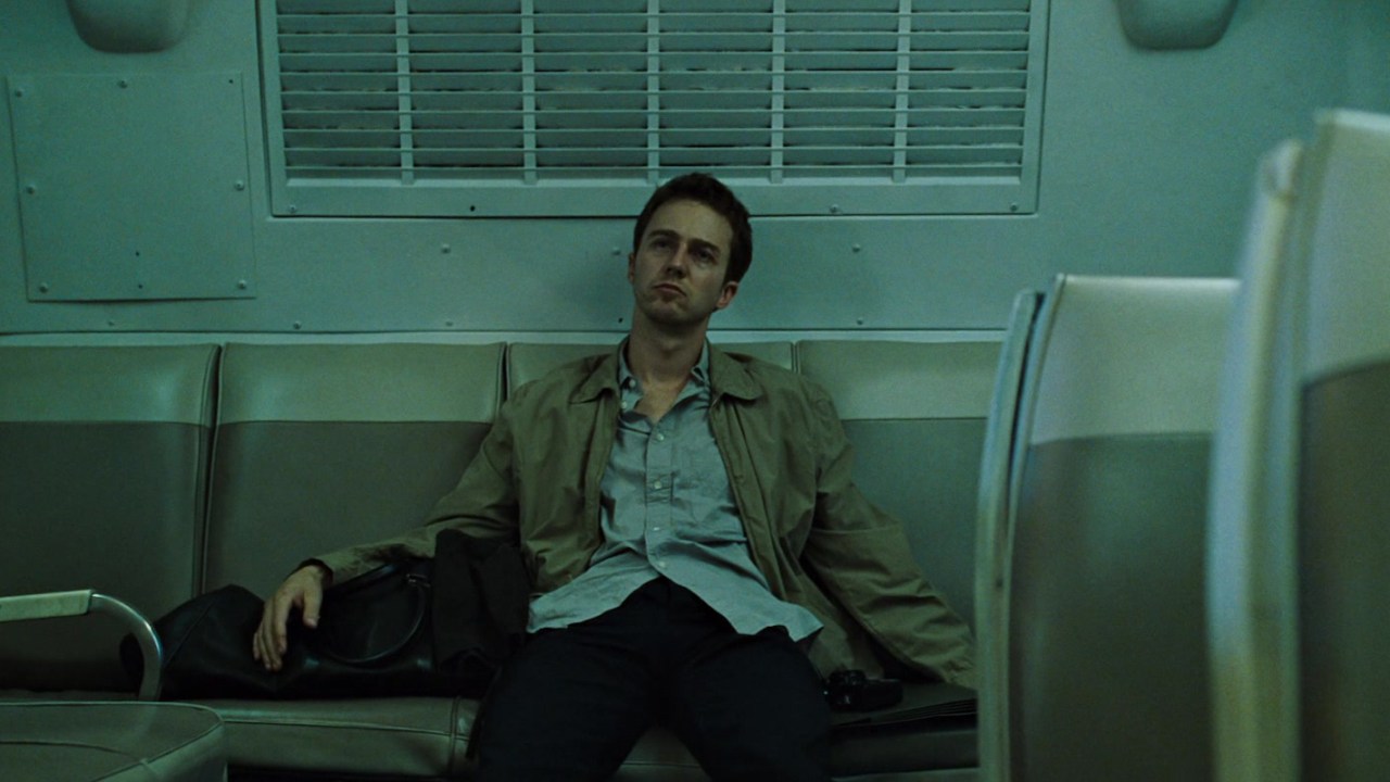 Edward Norton in Fight Club (1999).