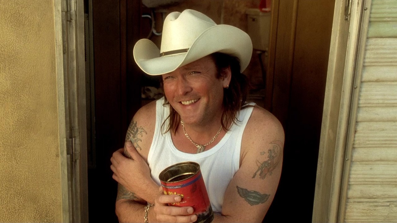 Michael Madsen as Budd aka Sidewinder in Kill Bill Vol. 2.