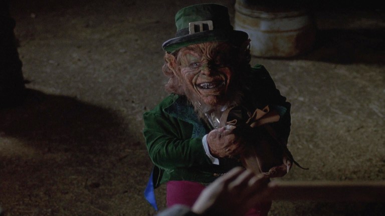 Warwick Davis in Leprechaun.