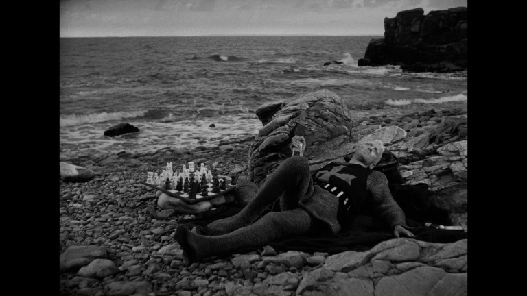 Max von Sydow stars in The Seventh Seal.