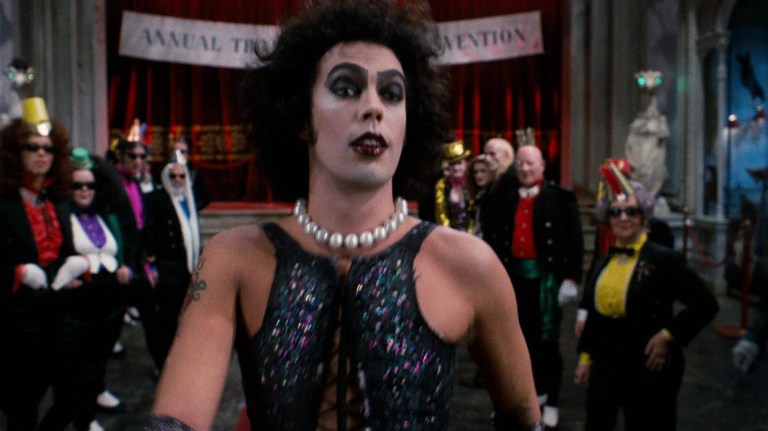 Tim Curry in The Rocky Horror Picture Show.