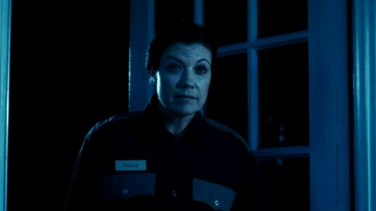 Tiffany Shepis in There's a Zombie Outside (2024).
