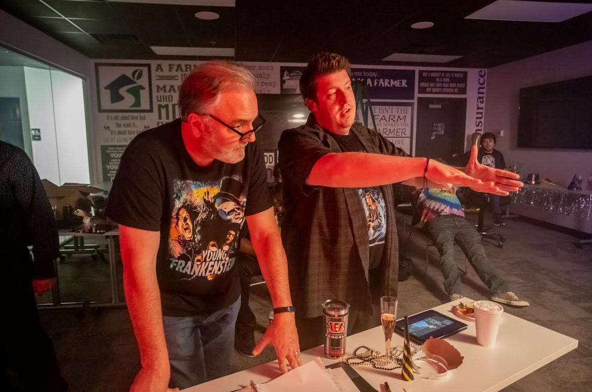 Directors Eric Huskisson and P.J. Starks discuss a scene in New Fears Eve (2025).