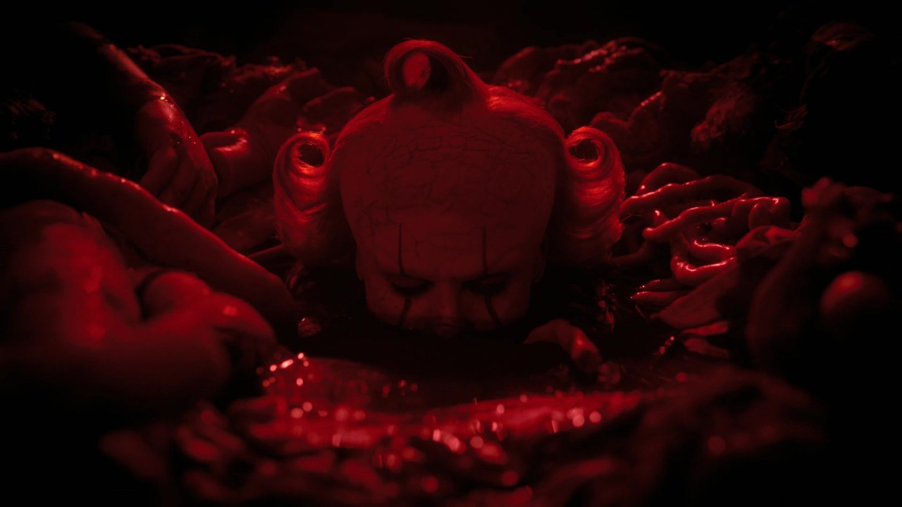 Pennywise in IT: Welcome to Derry.