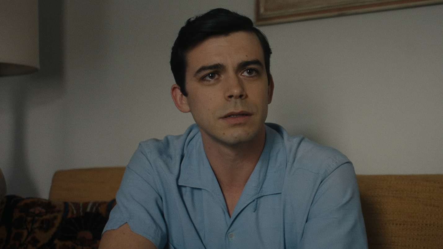 Joey Pollardi as Anthony Perkins in Monster: The Ed Gein Story.