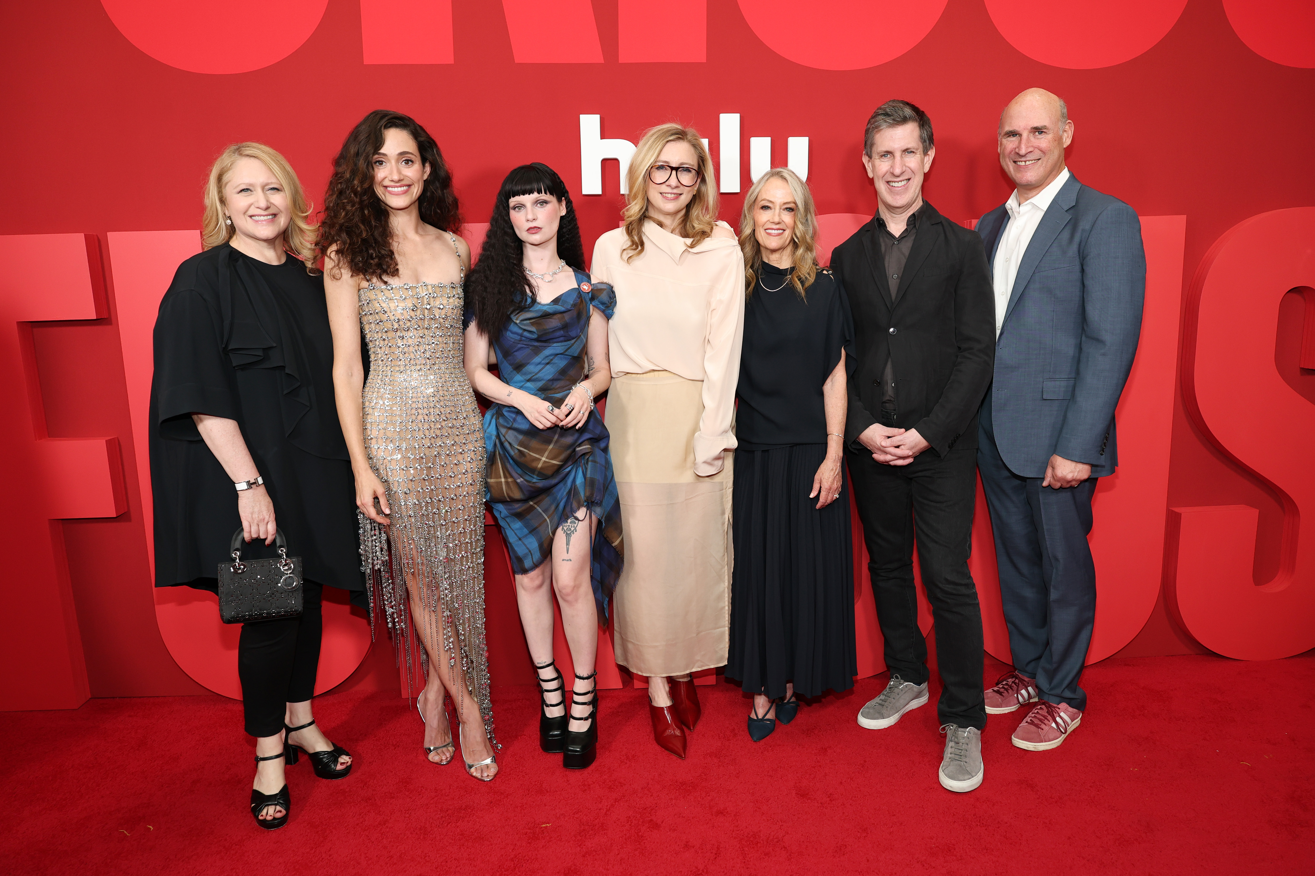 Emmy Rossum, Lola Petticrew, and others at the Hulu Furious premiere at Metrograph in New York City