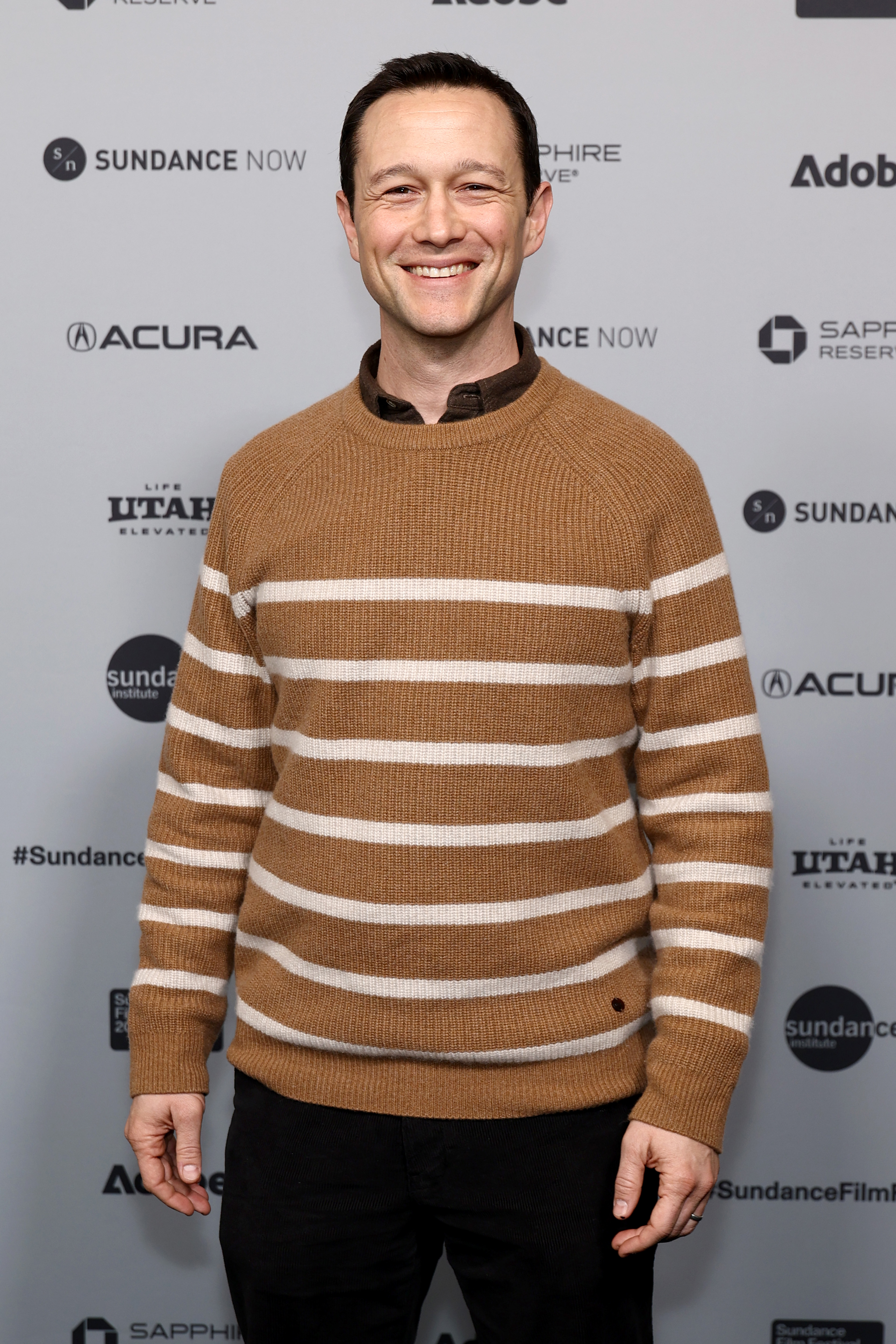 Joseph Gordon-Levitt at the 2026 Sundance Film Festival at The Ray Theatre in Park City, Utah