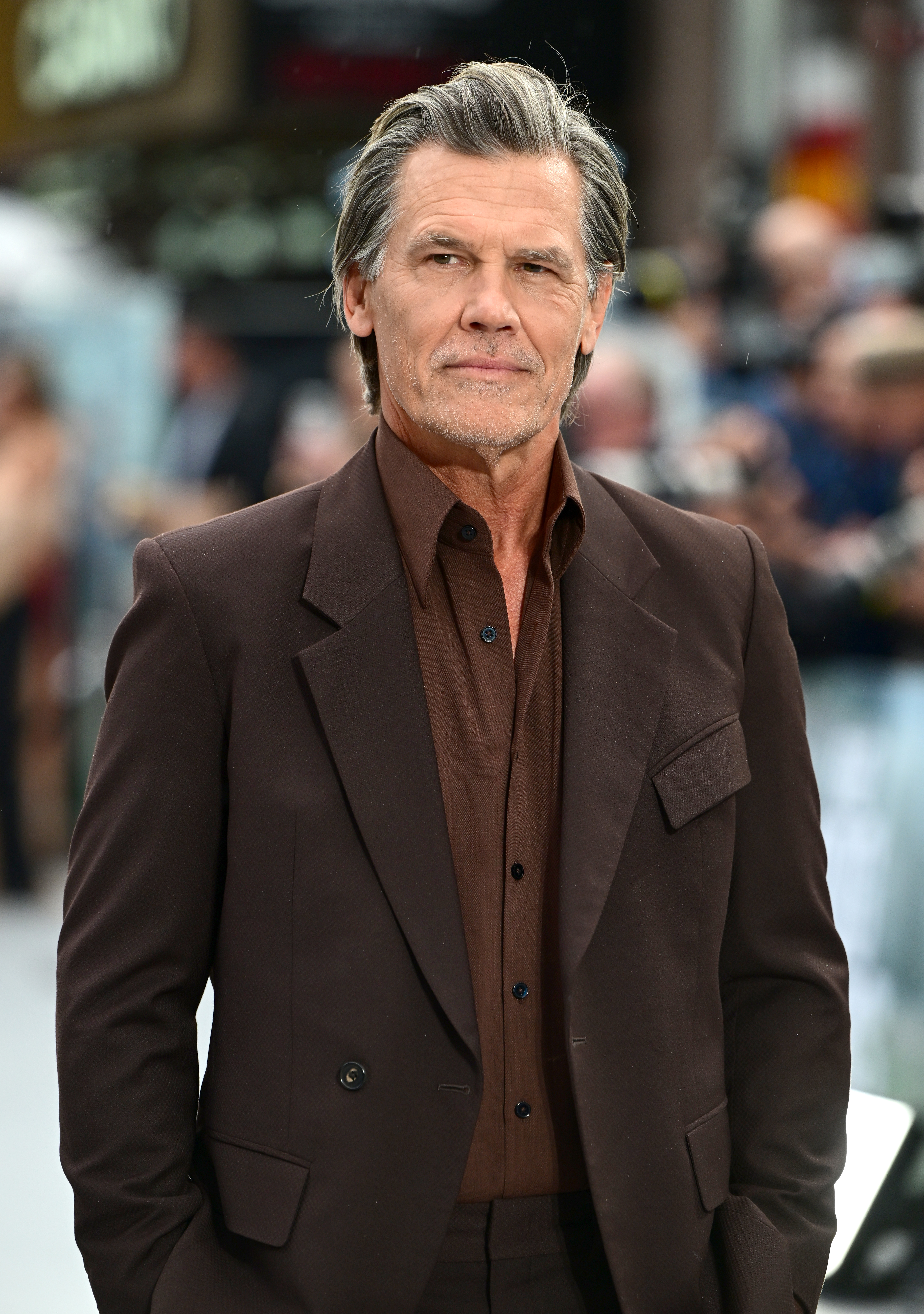 Josh Brolin at the world premiere of "The Dog Stars" at Odeon Luxe Leicester Square in London
