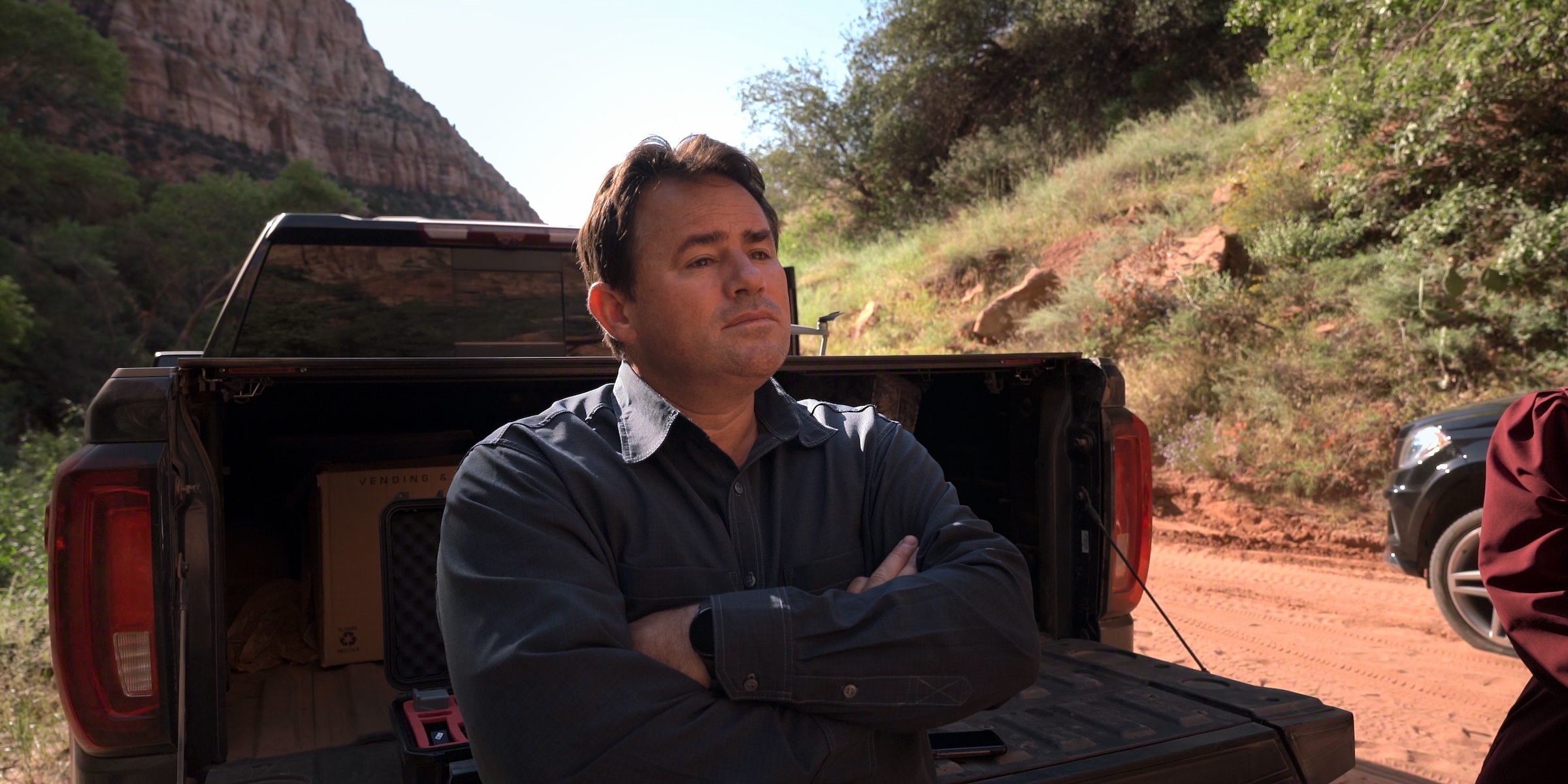 Samuel Bateman in a scene from Trust Me: The False Prophet Season 1 on Netflix