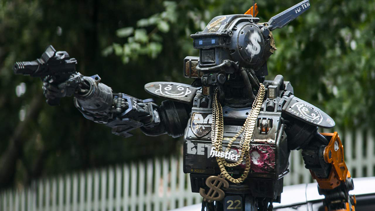 Robot character Chappie from the 2015 sci-fi film Chappie