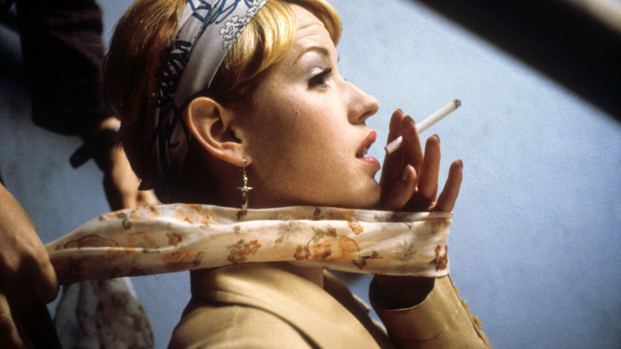 Click to open the image gallery Still from the 1997 horror film Office Killer