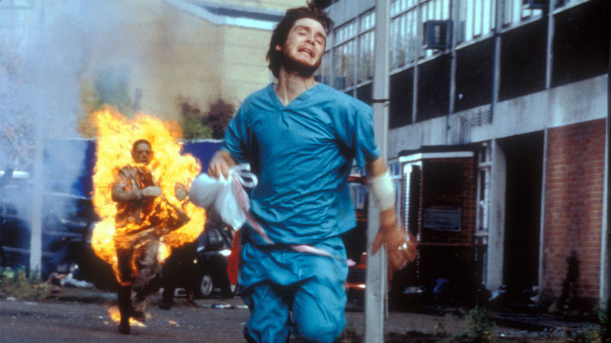 A scene from 28 Days Later (2002)