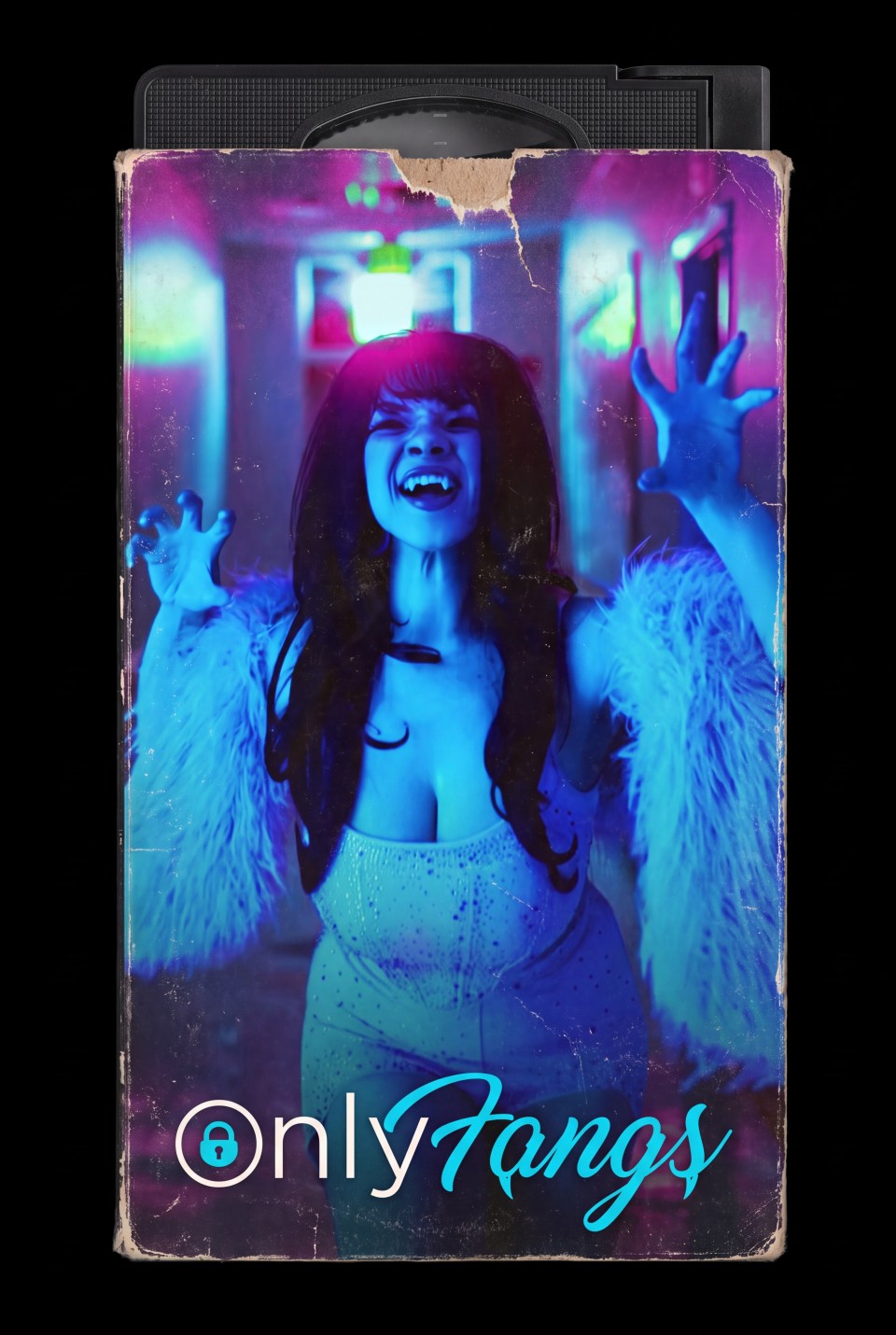 Custom VHS artwork for OnlyFangs
