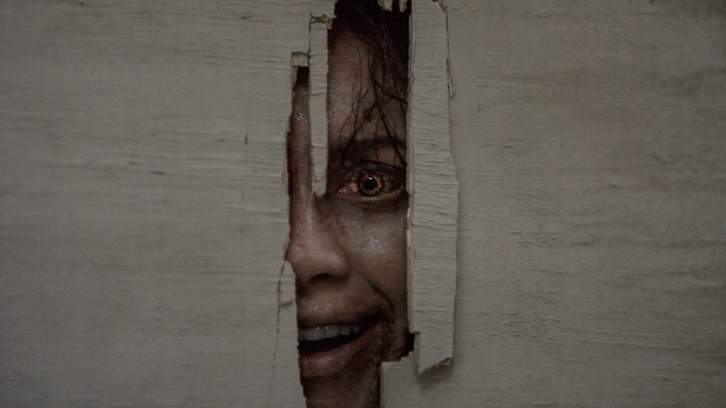 A still from the horror film Evil Dead Burn