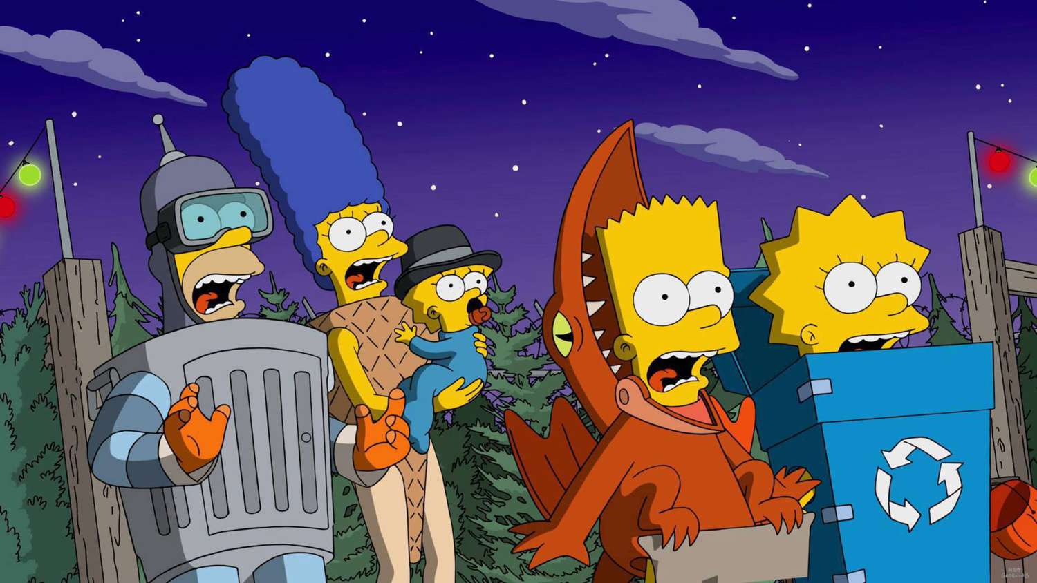 The Simpsons Treehouse of Horror promotional artwork