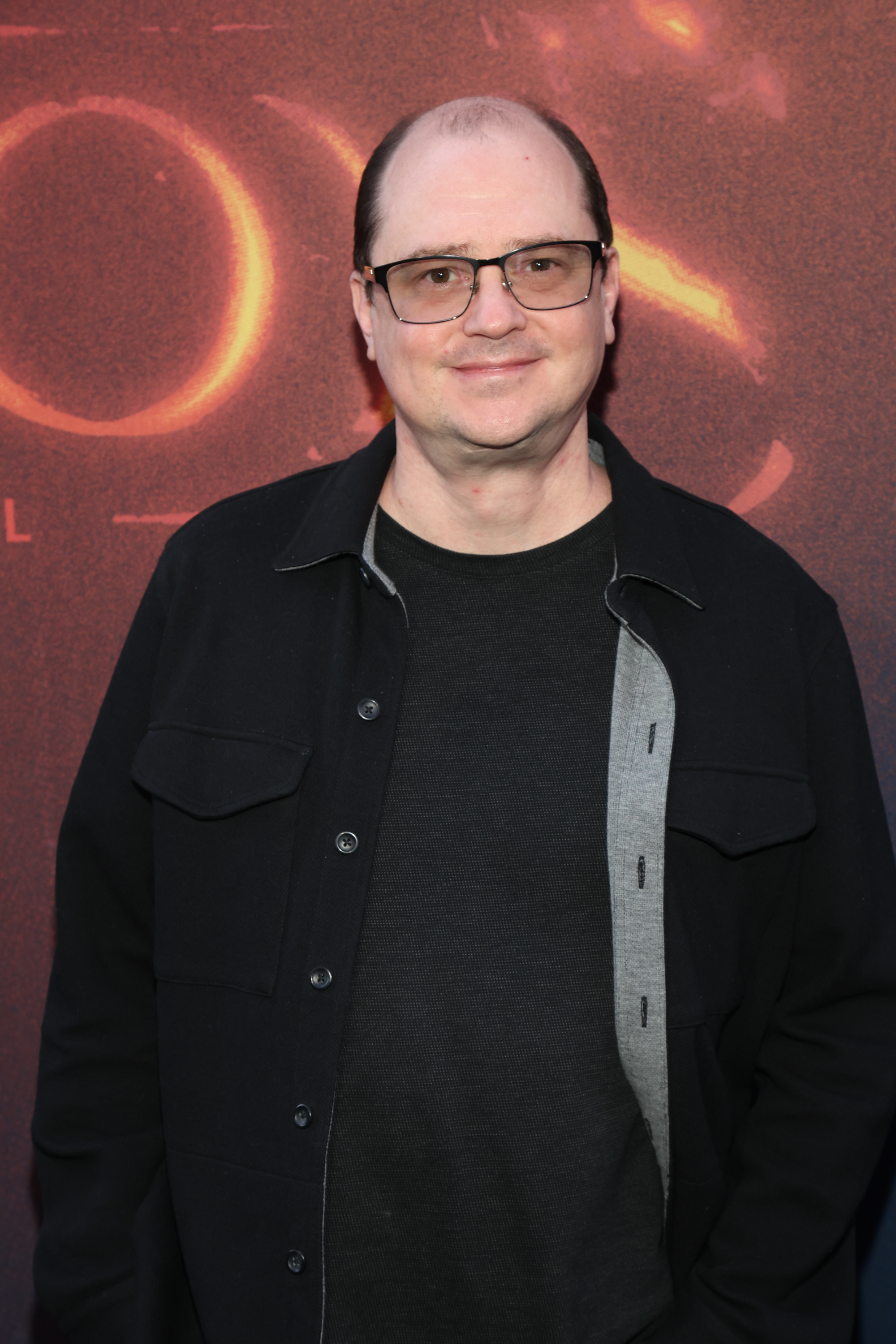 Mike Flanagan at the Broadway opening night of "The Lost Boys" at the Palace Theatre in New York City