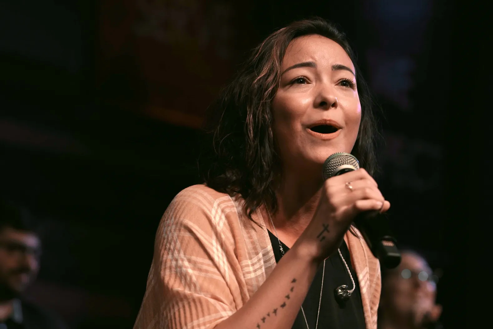 Mica Miller in a scene from Netflix's Death of the Pastor's Wife, Season 1