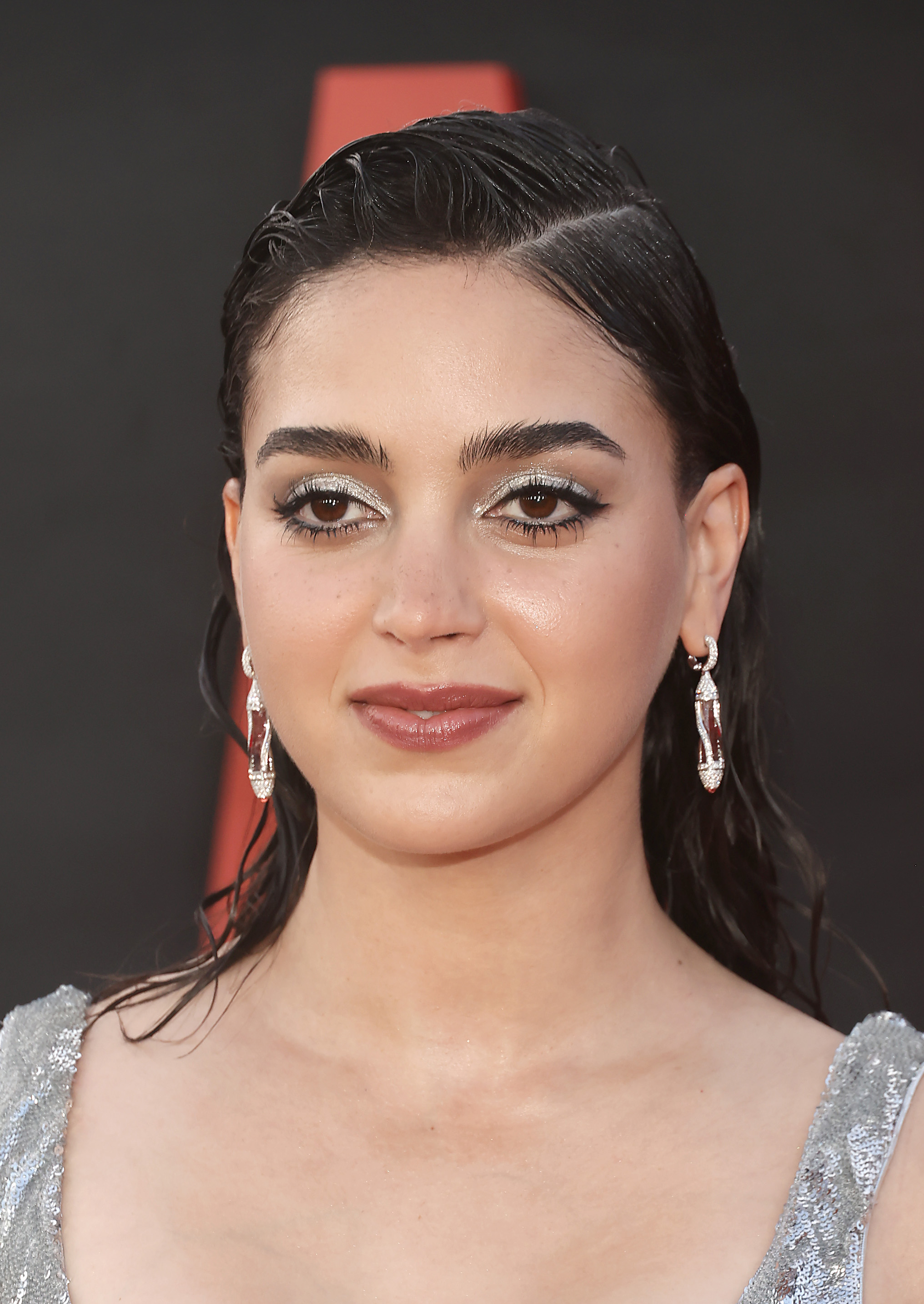 Melissa Barrera at the Los Angeles premiere of "Abigail" at Regency Village Theatre